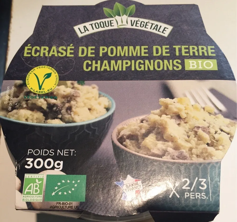 Ecrasé de pommes de terre champignons