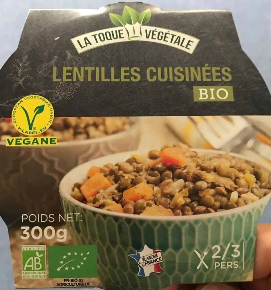 Lentilles cuisinees