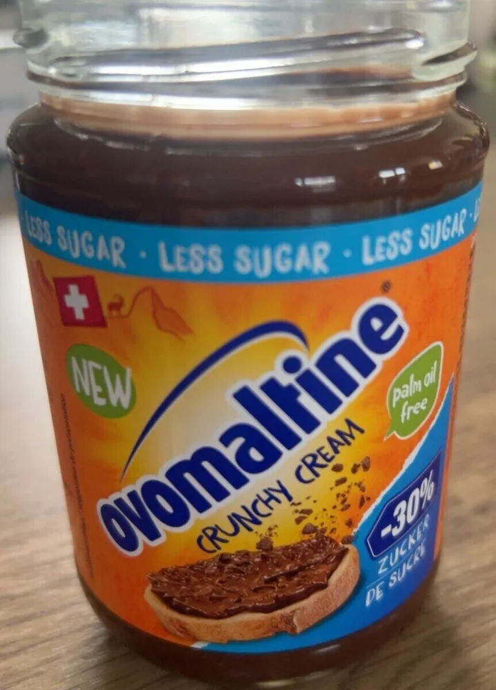 Crunchy cream less sugar