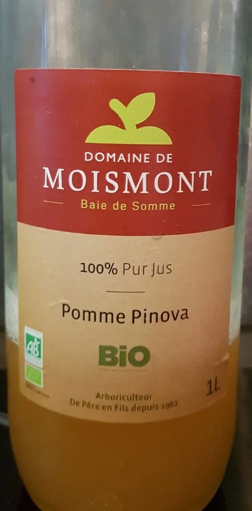 Pur jus Pomme pinova bio