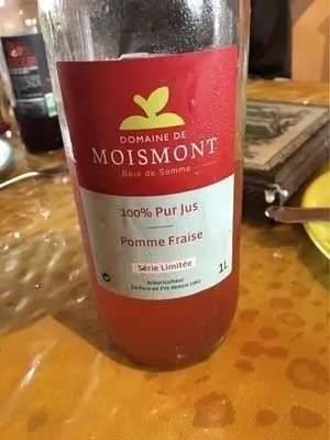 Pur jus pomme fraise