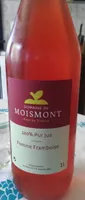 Pur jus 100% pomme framboise