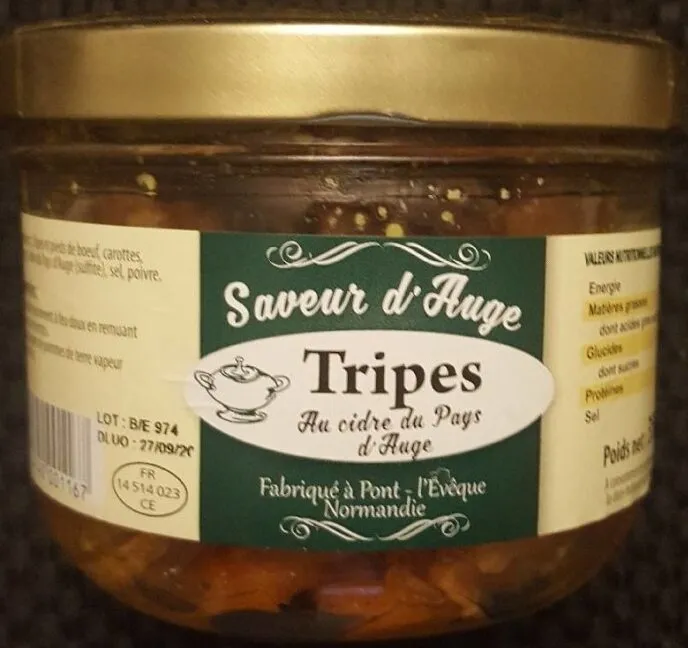 Tripes Au Cidre Saveur D'auge