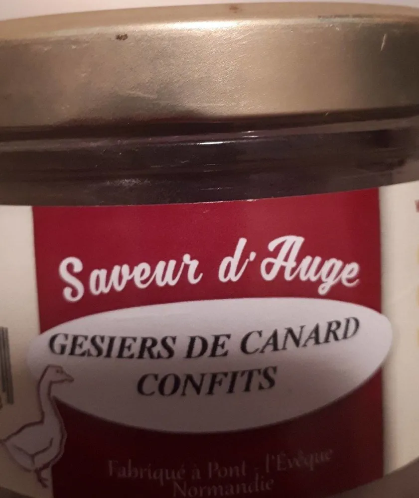 Gesiers de canard confits