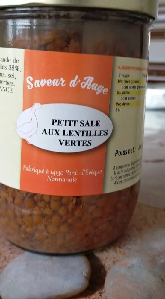 Petit salé aux lentilles vertes