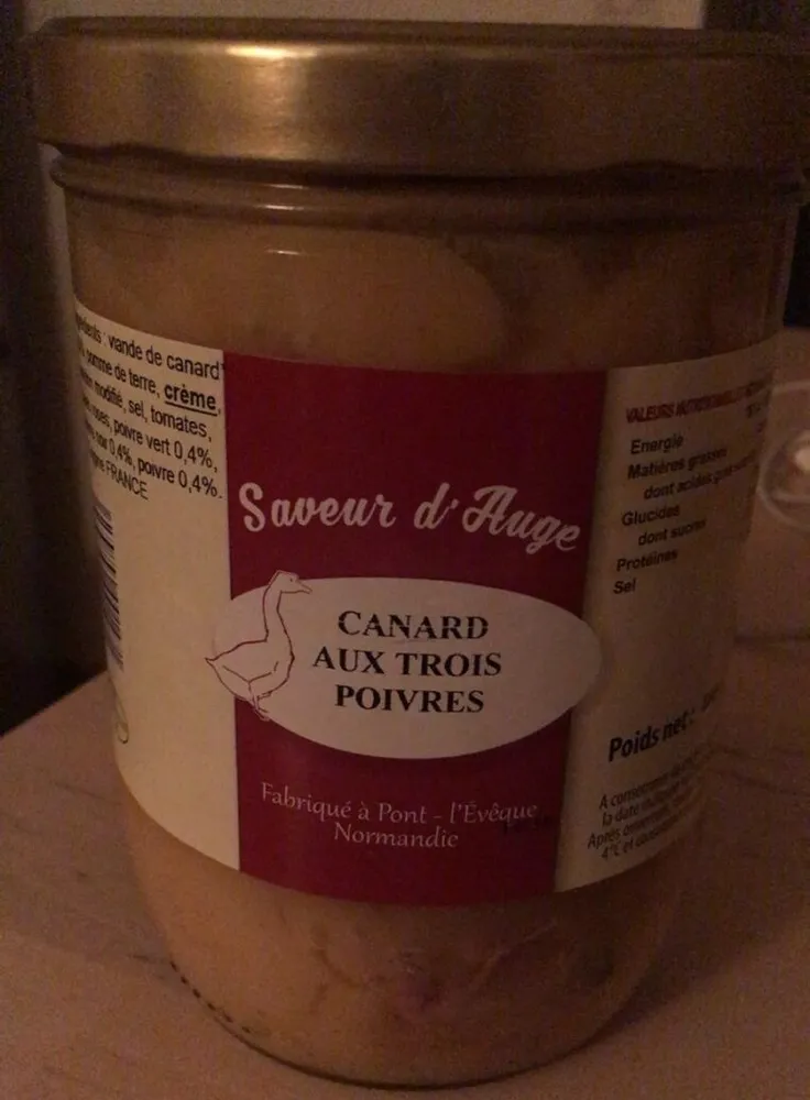 Canard aux trois poivres