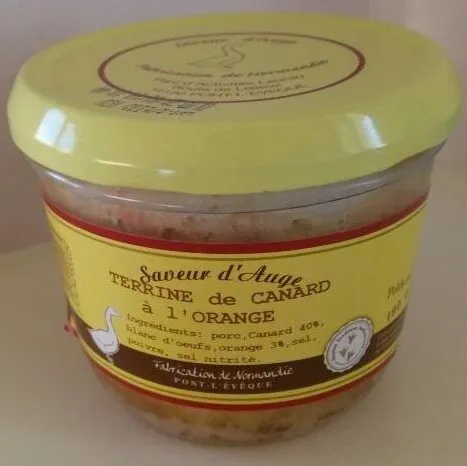 180G Terrine Canard / Orange Saveur D'auge
