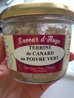 Terrine de canard au poivre vert