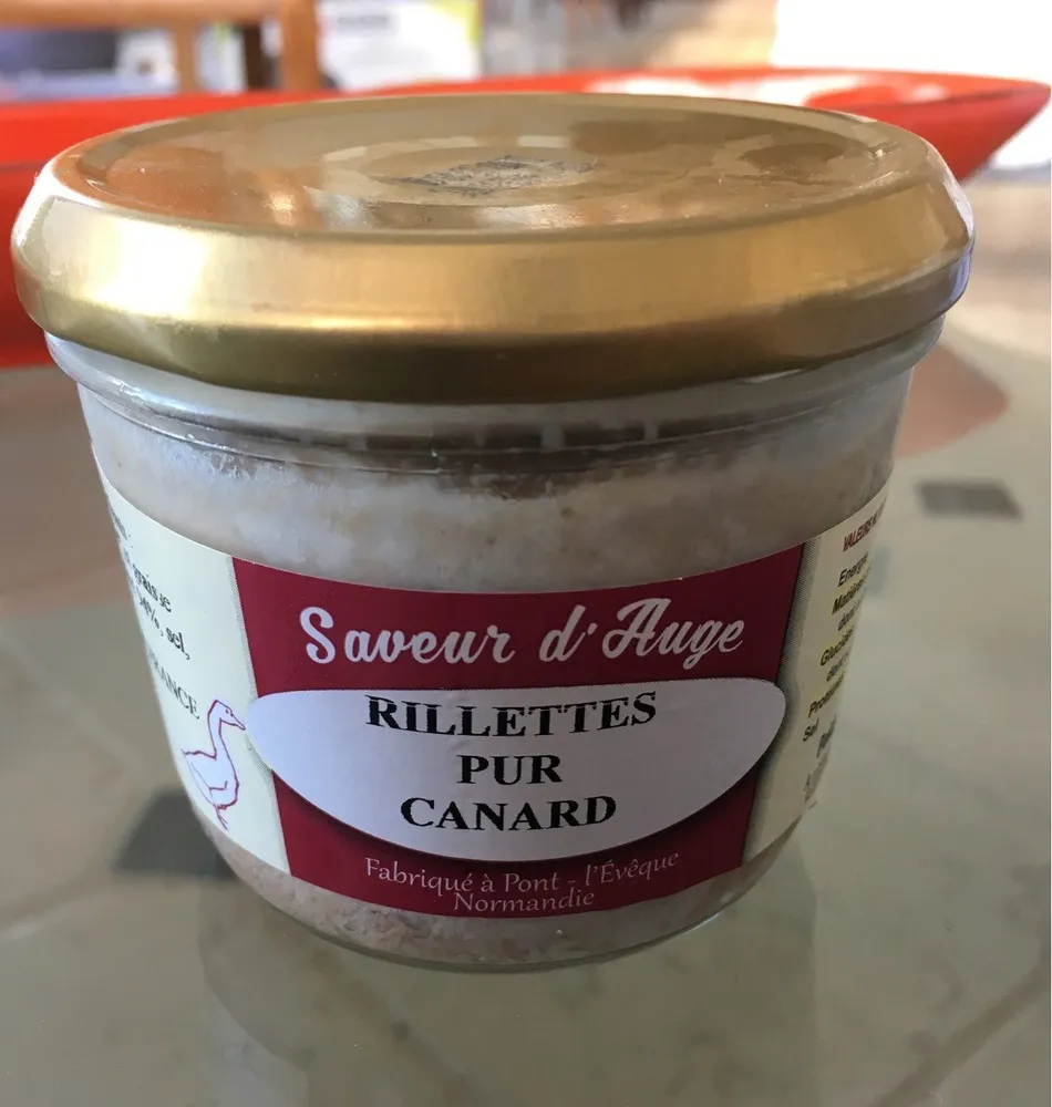 RILLETTE PUR CANARD 180GRS