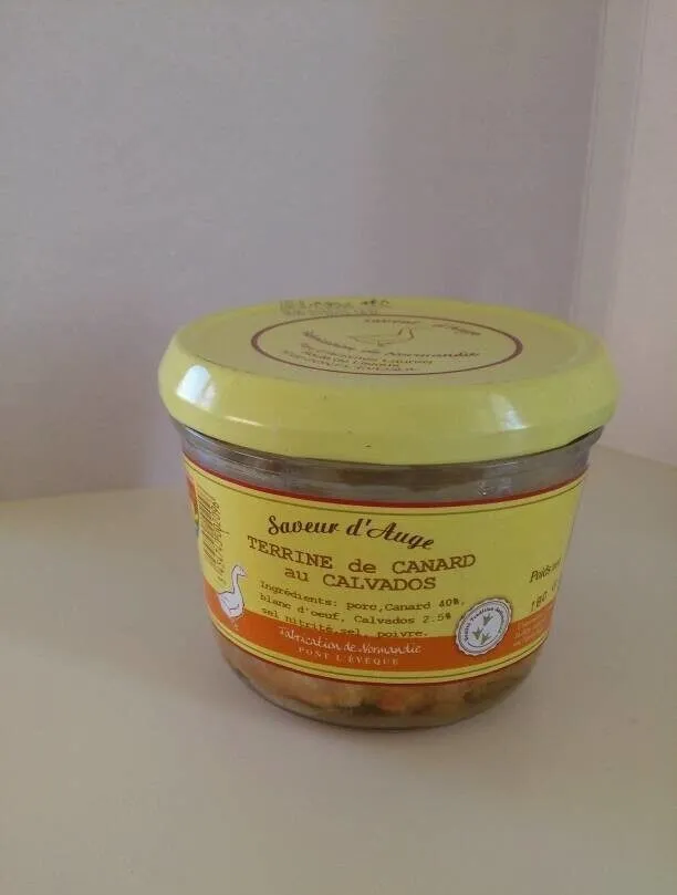 Terrine de canard au calvados