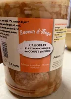 Cassoulet gastronomique au confit de porc