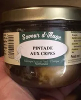 Pintade aux cepes