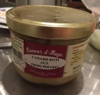 Canard roti aux trois pouvres