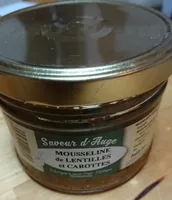 Mousseline de lentilles et carottes