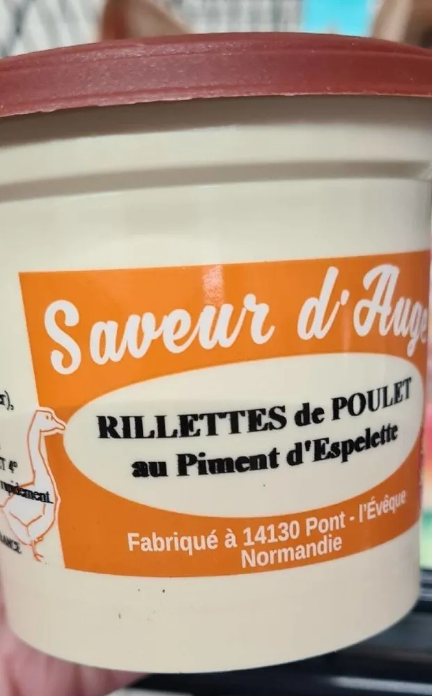 Rillettes poulet piment d'espelette