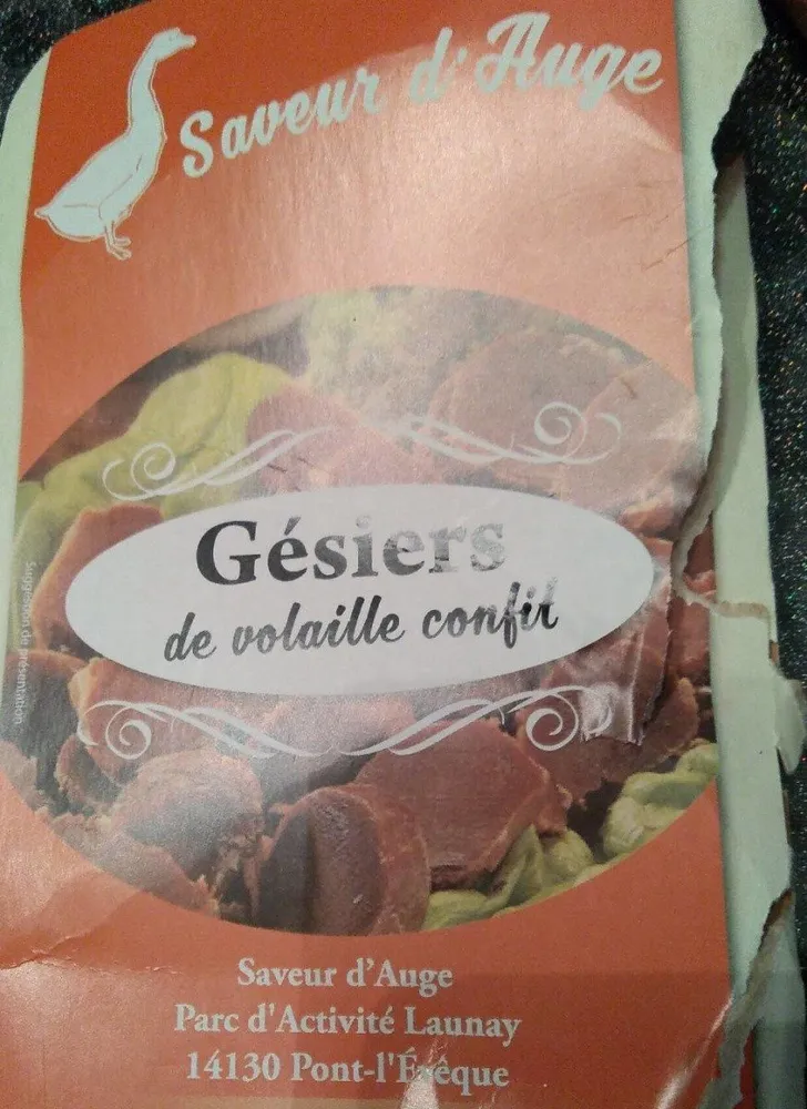 Gésier de volaille conflit