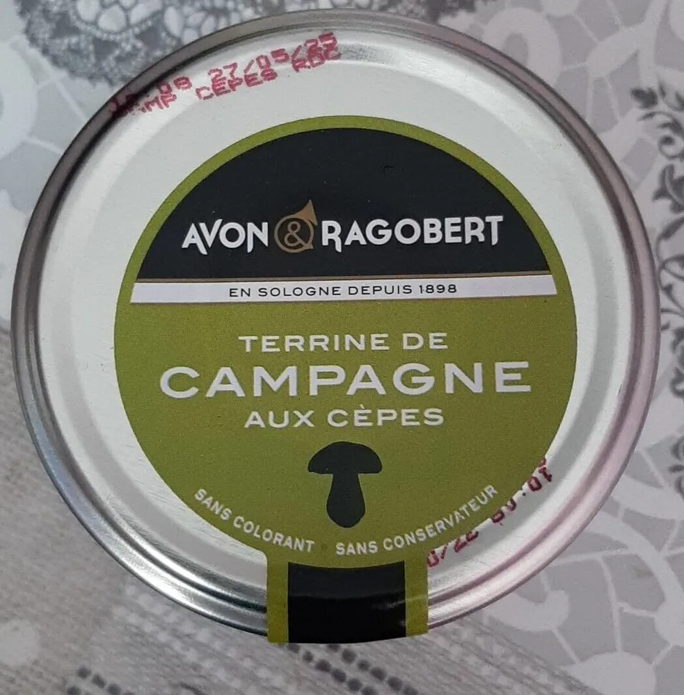 Terrine de campagne aux cèpes