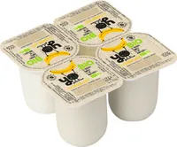 Yaourt brassé bio banane mixée
