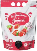 La Fontaine à Yaourt aux fraises mixées