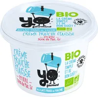Crème fraîche épaisse de vache bio 30% MG