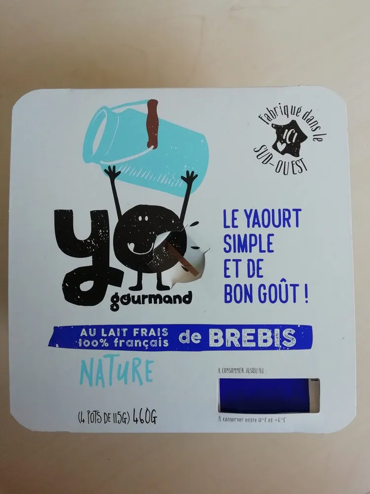Yaourt nature au lait de brebis