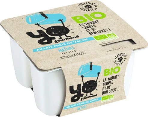 Yaourt bio vache nature