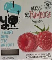 Yaourt brassé framboise