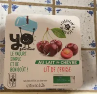 Yaourt au lait de chèvre cerise