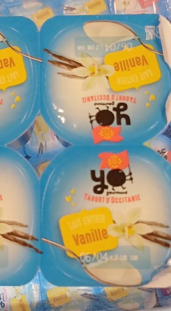 YAHOURT D'OCCITANIE LAIT ENTIER Vanille