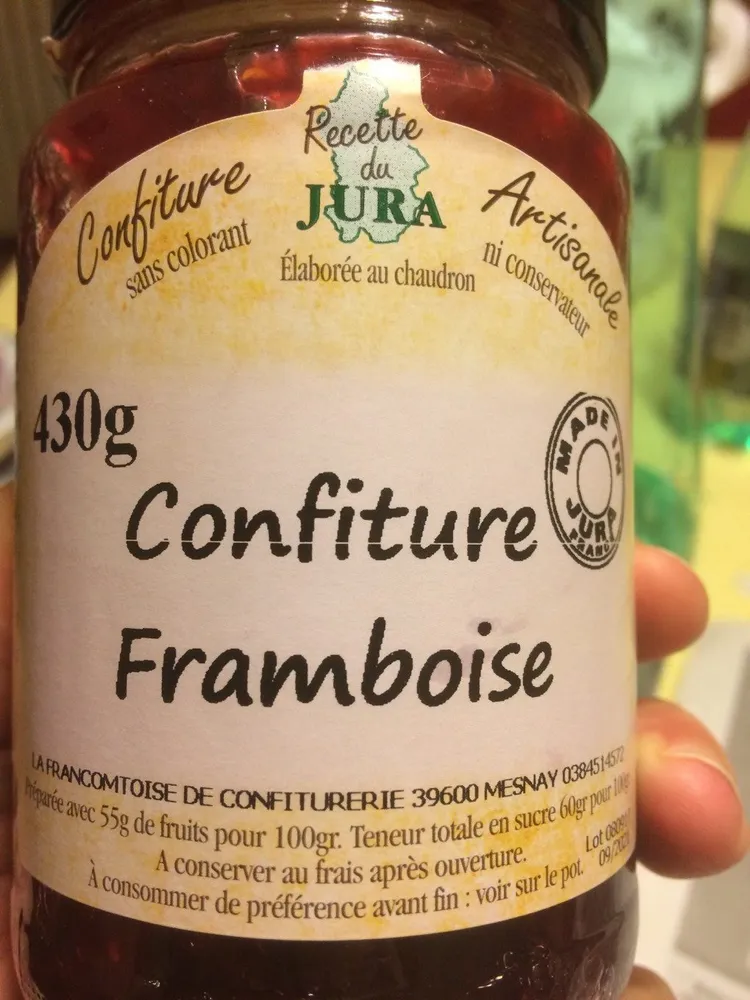 Confiture de framboise