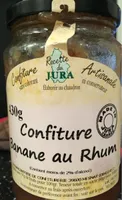 Confiture banane au rhum