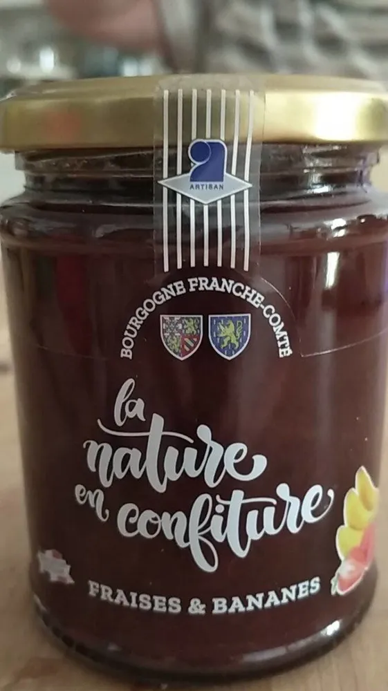Confiture fraises et bananes