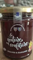 Confiture fraises et bananes
