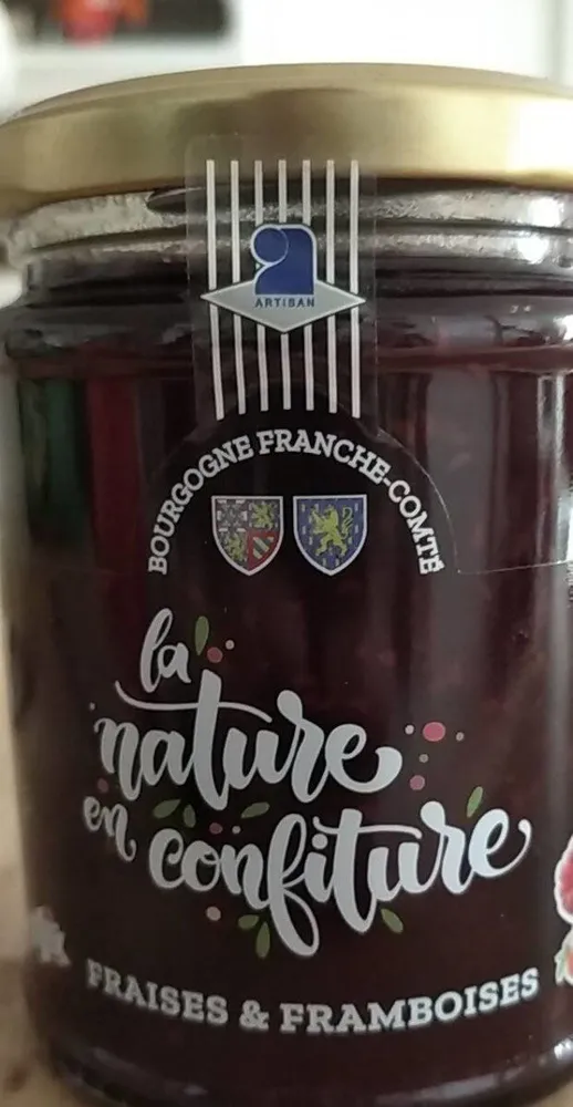 Confiture fraises et framboises