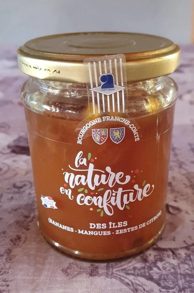 Des îles (bananes - mangues - zestes de citron)