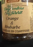 Confiture orange et rhubarbe