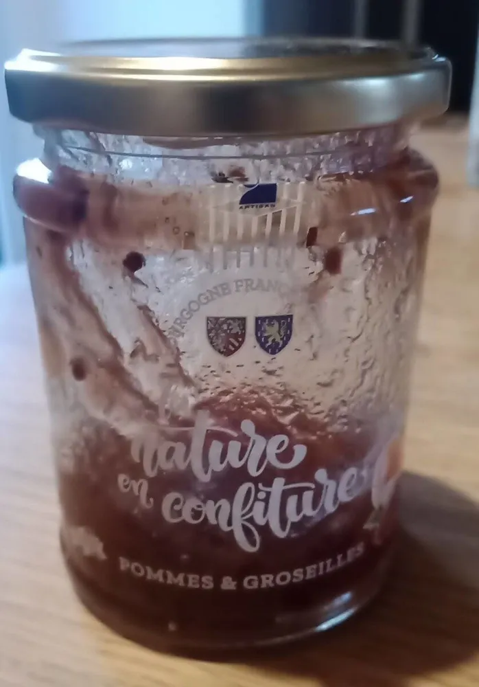 La nature en confiture - pommes et groseilles
