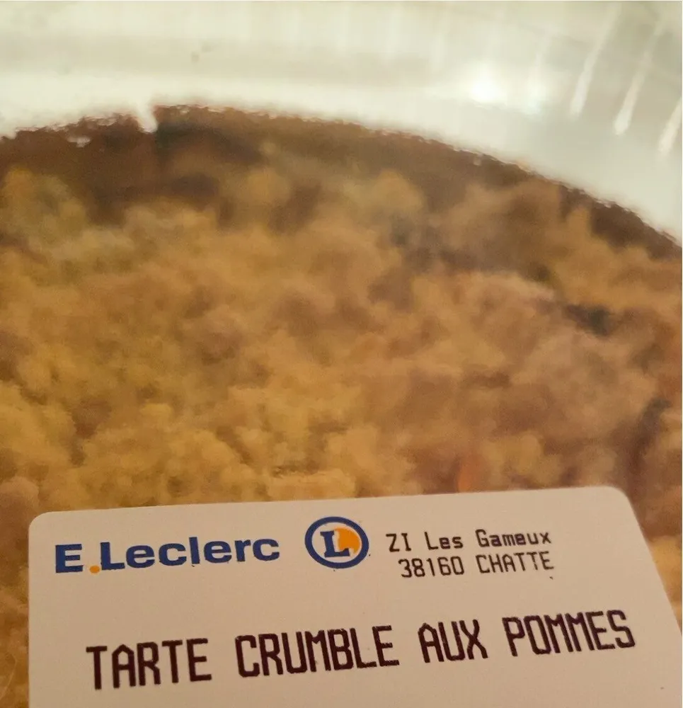 Tarte Crumble Aux Pommes