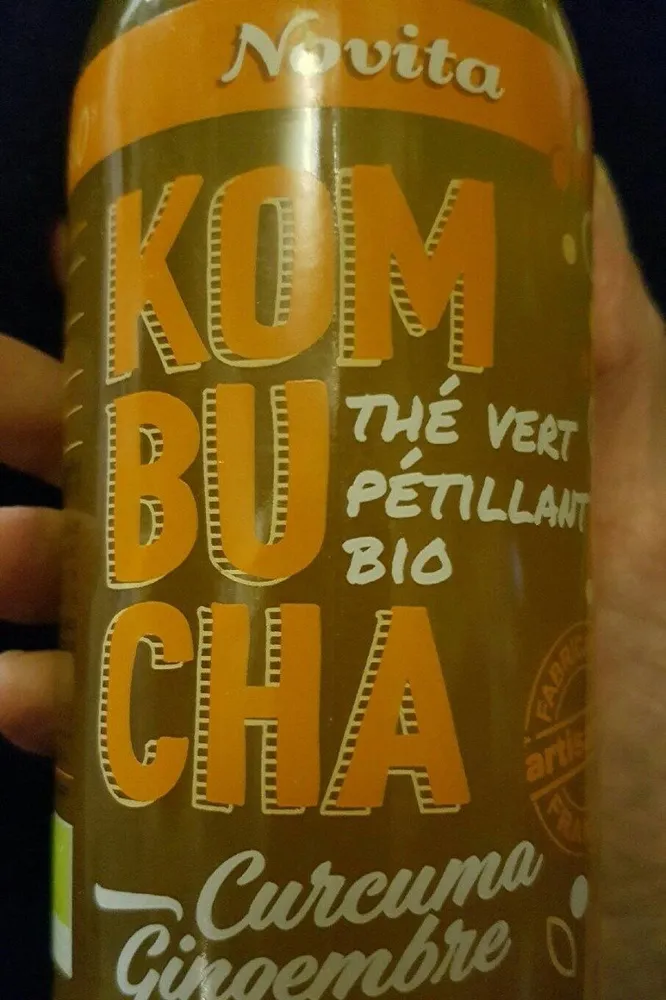 kombucha the vert curcuma gingembre