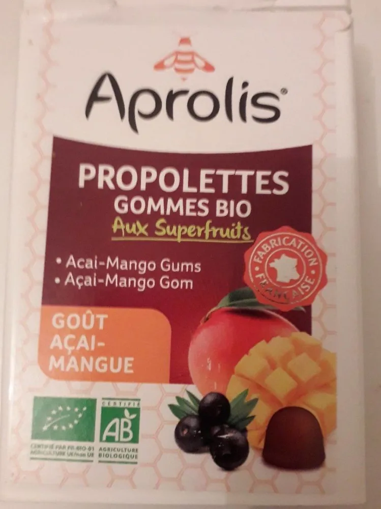 Propolettes Gommes bio