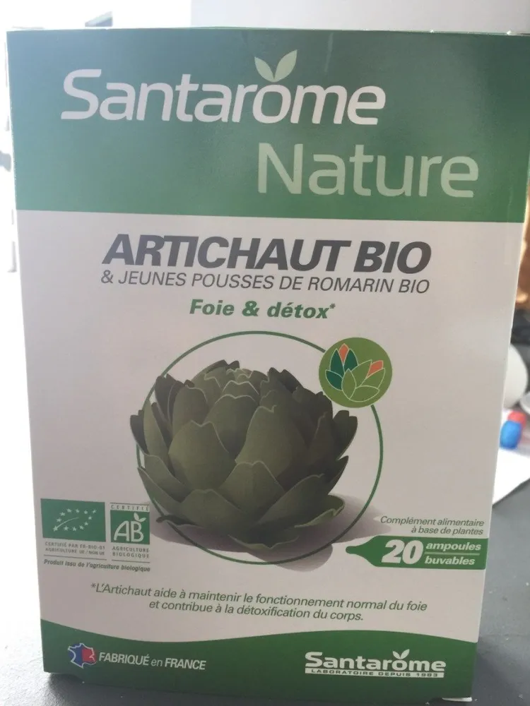 Artichaut bio et jeunes pousses romarin