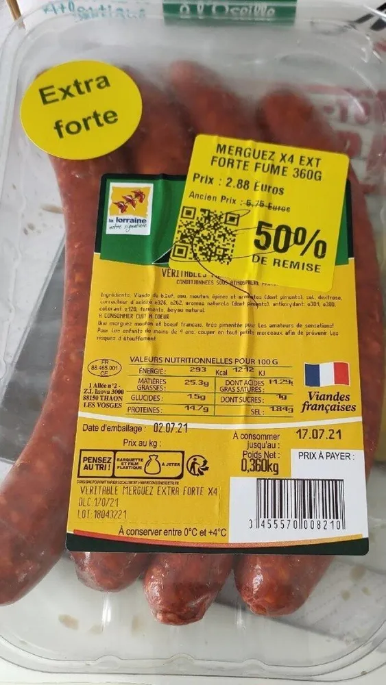 Merguez extra forte