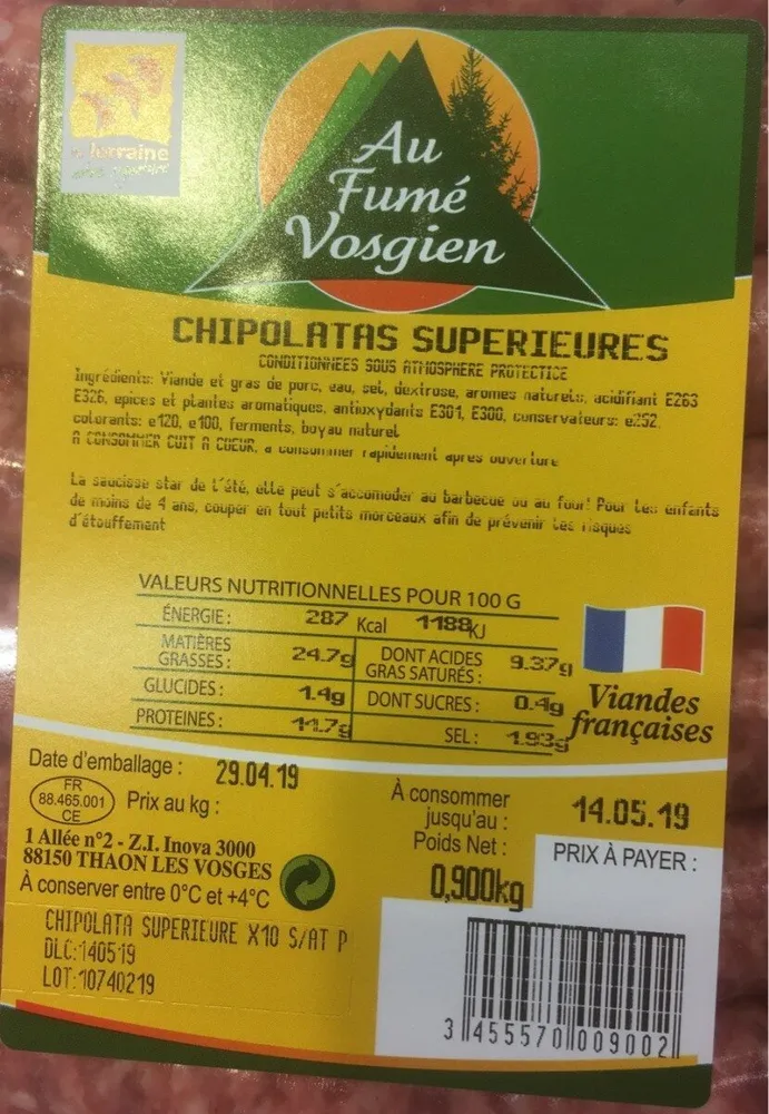 Chipolatas superieures