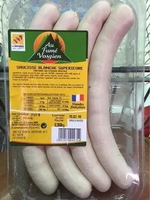 Saucisse blanche superieure