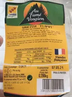 Saucisse blanche flamm