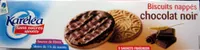 Biscuits nappés chocolat noir