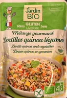 Mélange gourmand Lentilles quinoa légumes
