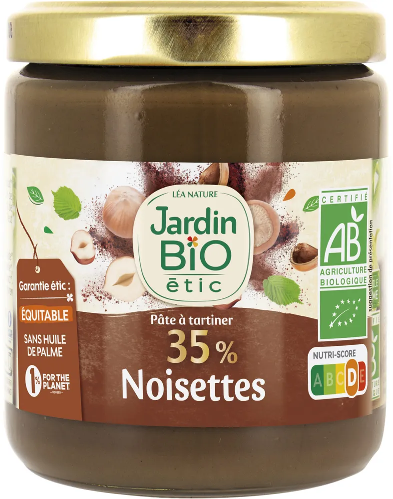 Pâte à tartiner 35% noisettes