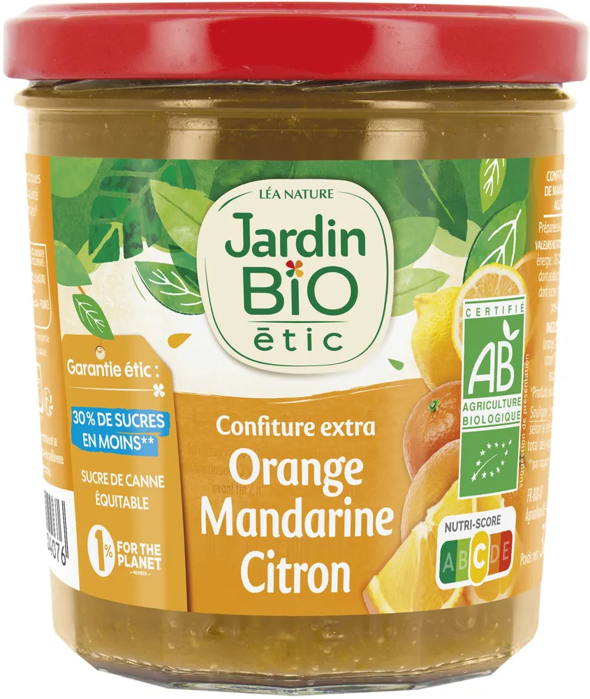 Confiture extra Orange Citron Mandarine