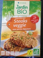 Préparation pour steaks veggie aux petits légumes